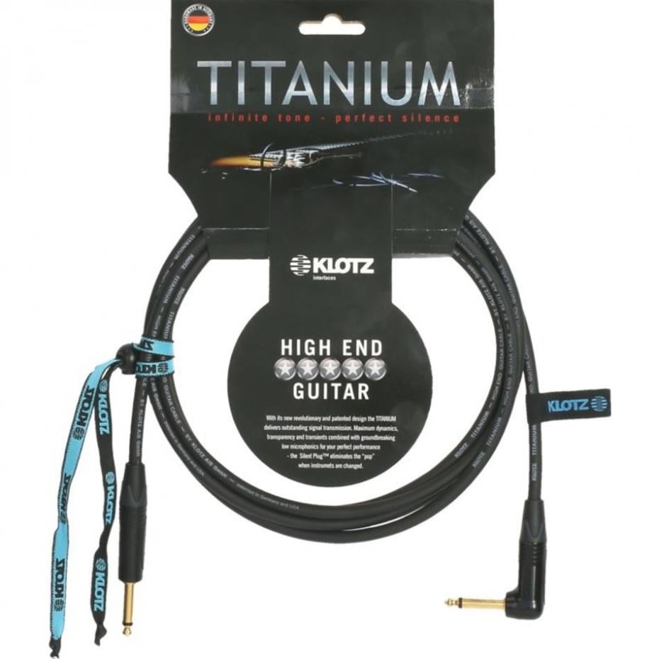 Klotz Titanium TI-0900PR 9m Klinke-Winkelklinke