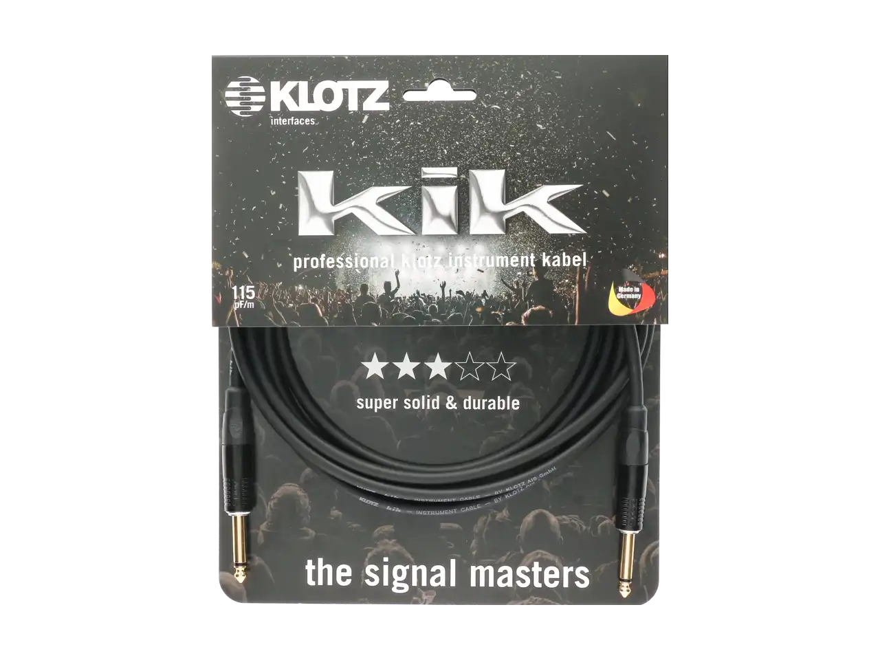 Klotz KIKKG1.5PPSW Klinke - Klinke 1,5m