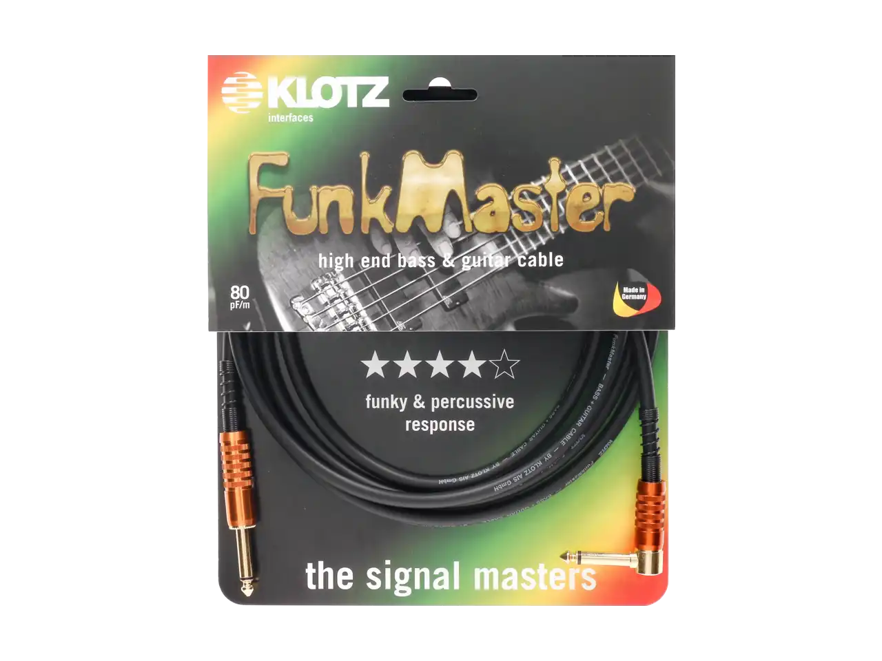 Klotz Funkmaster TM-R0150 1,5m Klinke-Winkelklinke