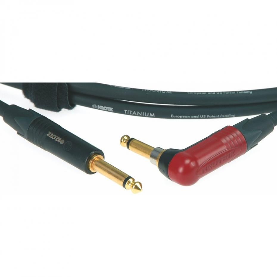 Klotz Titanium Silent TIR0300PSP 3m Klinke-Winkelklinke