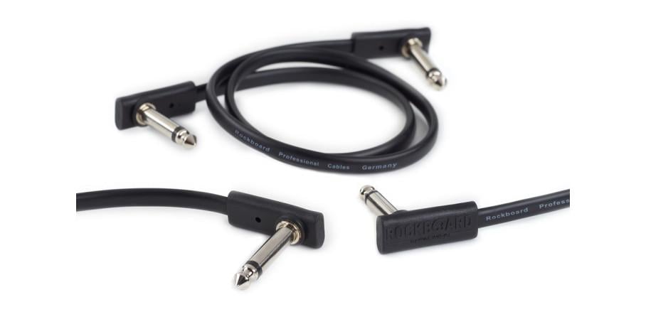 RockBoard Flat Patch Cable Black 60 cm
