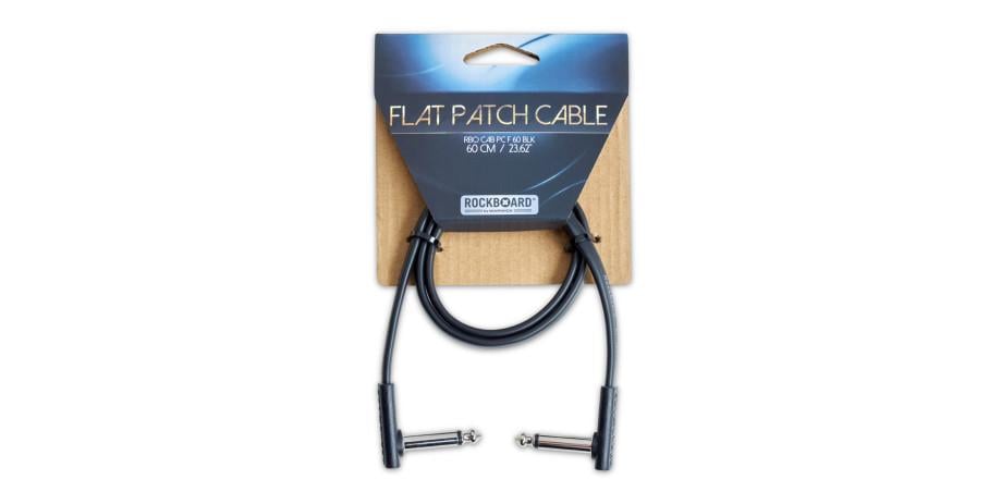 RockBoard Flat Patch Cable Black 60 cm