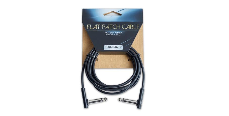 RockBoard Flat Patch Cable Black 140 cm