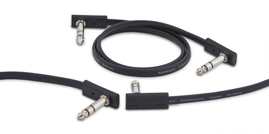 RockBoard Flat TRS Cable 60 cm Black