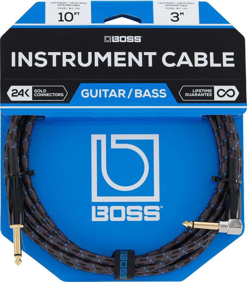 Boss BIC10A Instrumentenkabel 3m Winkel