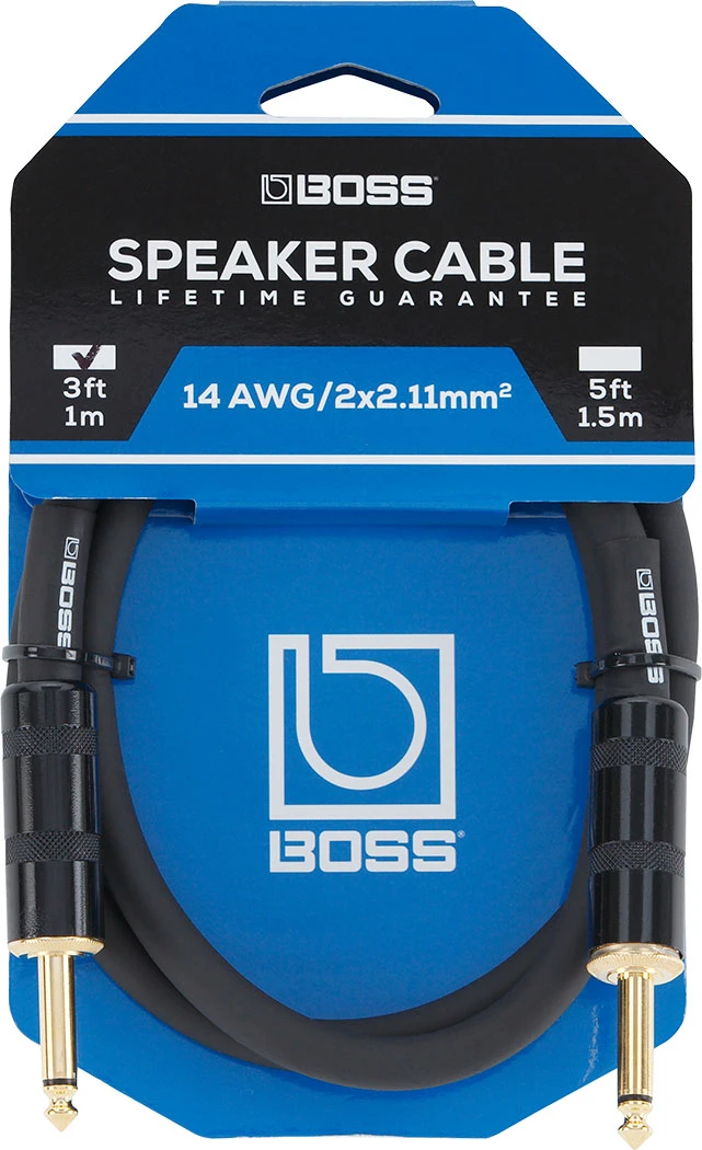 Boss Speaker Cable BSC-3 Klinke - Klinke 1m