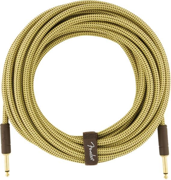 Fender Deluxe Series Instrument Cable Straight/Straight 7,5m Tweed