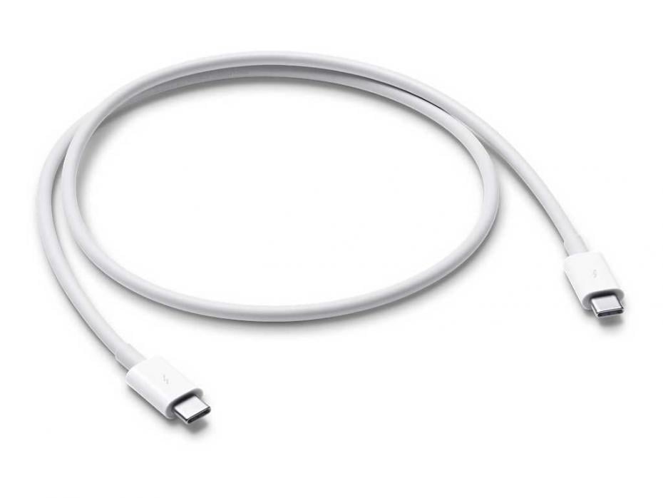 Apple Thunderbolt 3 USB-C Kabel 0,8m weiß
