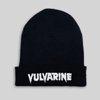 Vulvarine - Beanie ´´Signature´´ Black/White