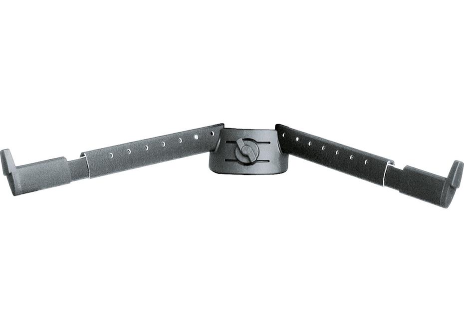 K&M 18866-35 SpiderPro schräge Auflage black