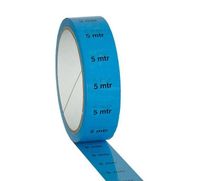 Markertape 25mm/33m Blau ´´5m´´-Aufdruck