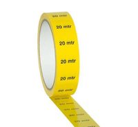 Markertape 25mm/33m Gelb ´´20m´´-Aufdruck