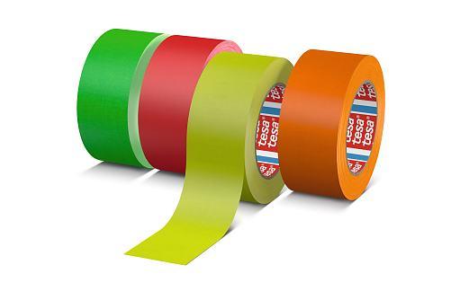 TESA 4671 Gewebeband Neongelb