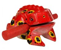Afroton Frosch Holz bunt 11cm