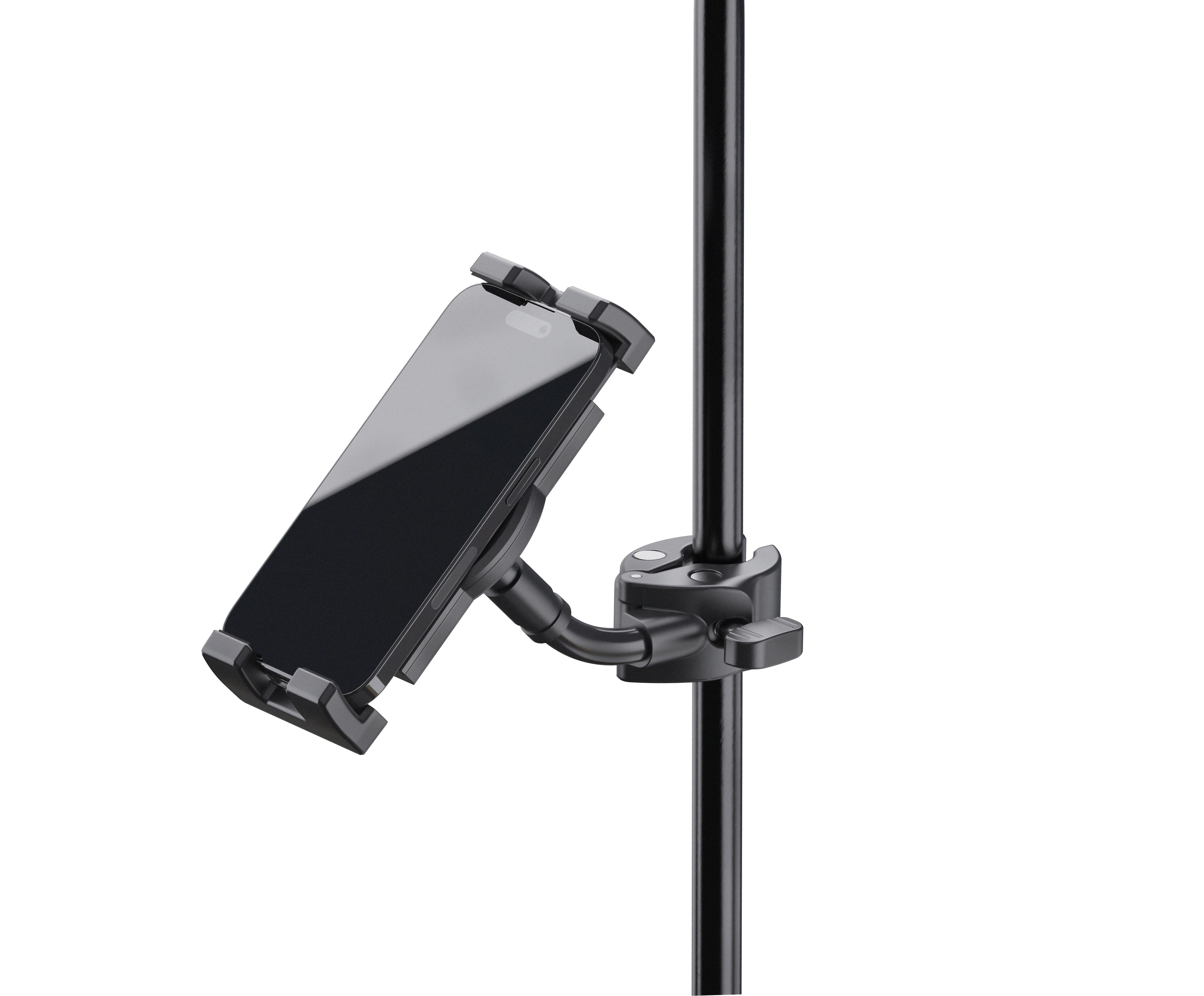 K&M 19764 Smartphone/Tablet Halterung mit Klemmelement