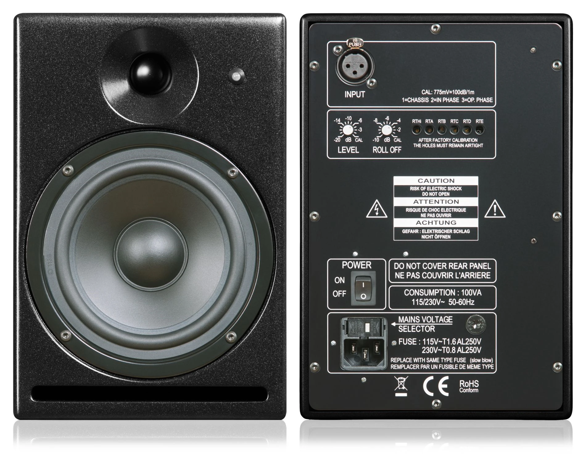 PSI Audio Active 14-M Studio Metal Black