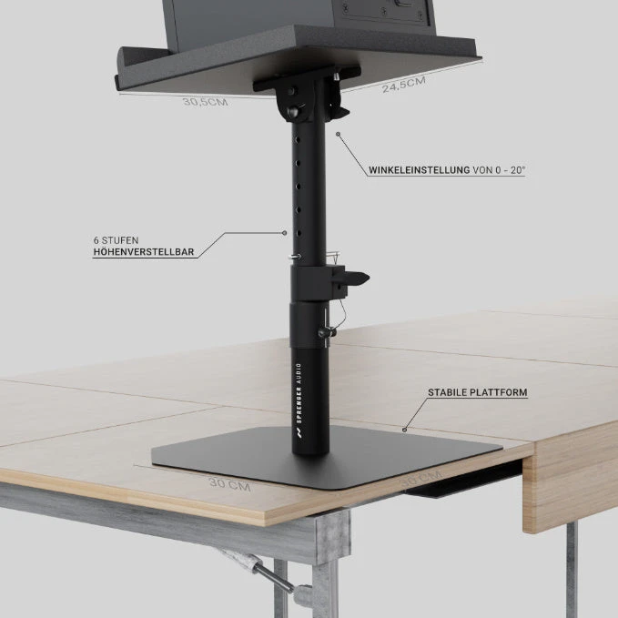 Sprenger Audio Lautsprecherstativ Tisch Set