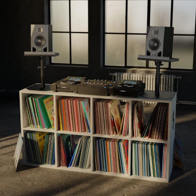 Sprenger Audio Lautsprecherstativ Tisch Set