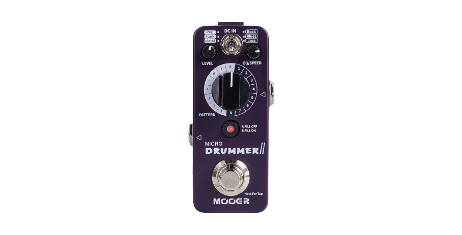 Mooer Micro Drummer II - Drum Machine Pedal