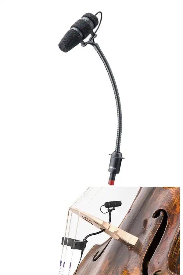 DPA 4099 CORE+ mit Clip für Kontrabass
