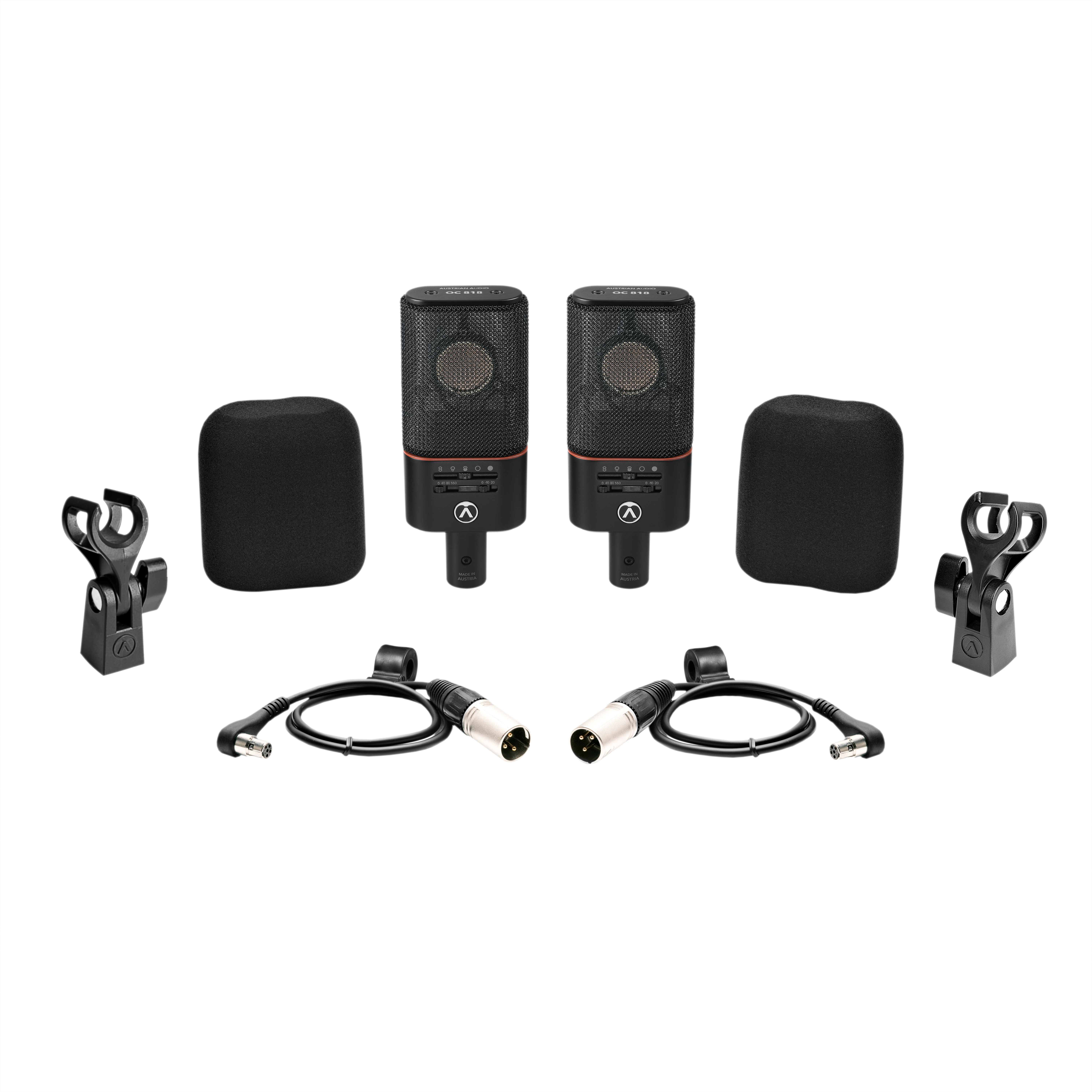 Austrian Audio OC818 Black Dual Set GO