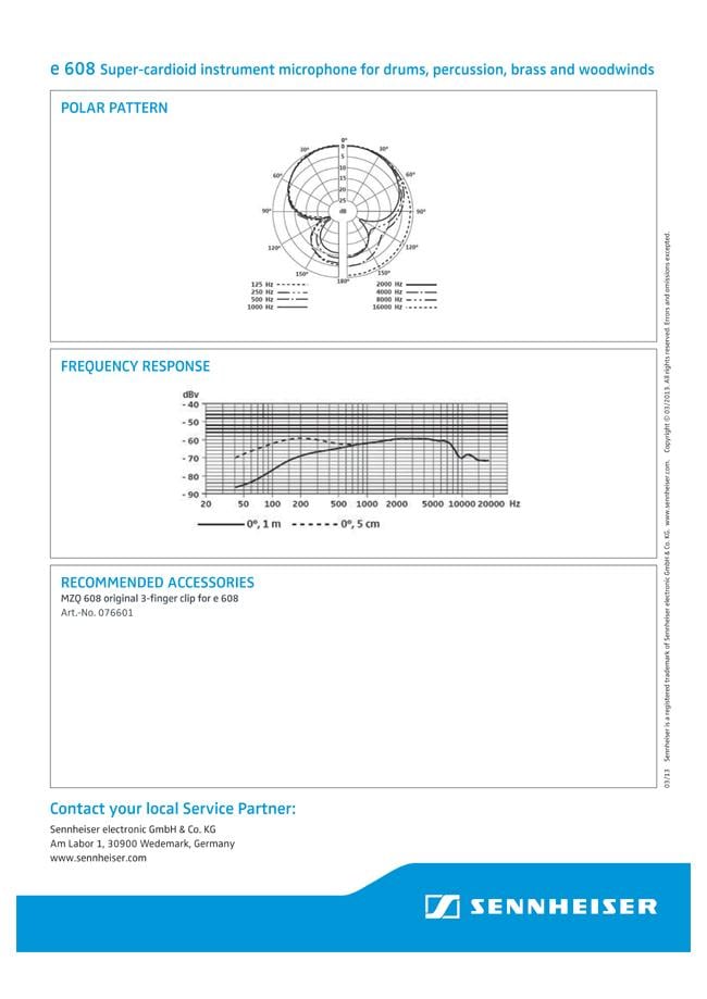 Sennheiser E-608