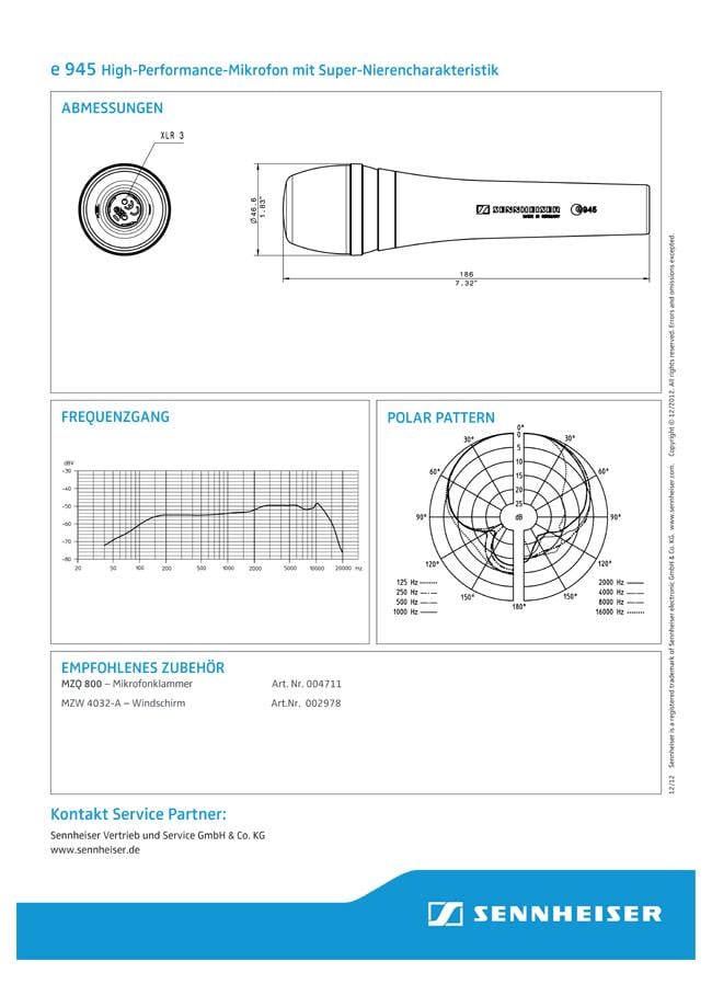 Sennheiser E-945