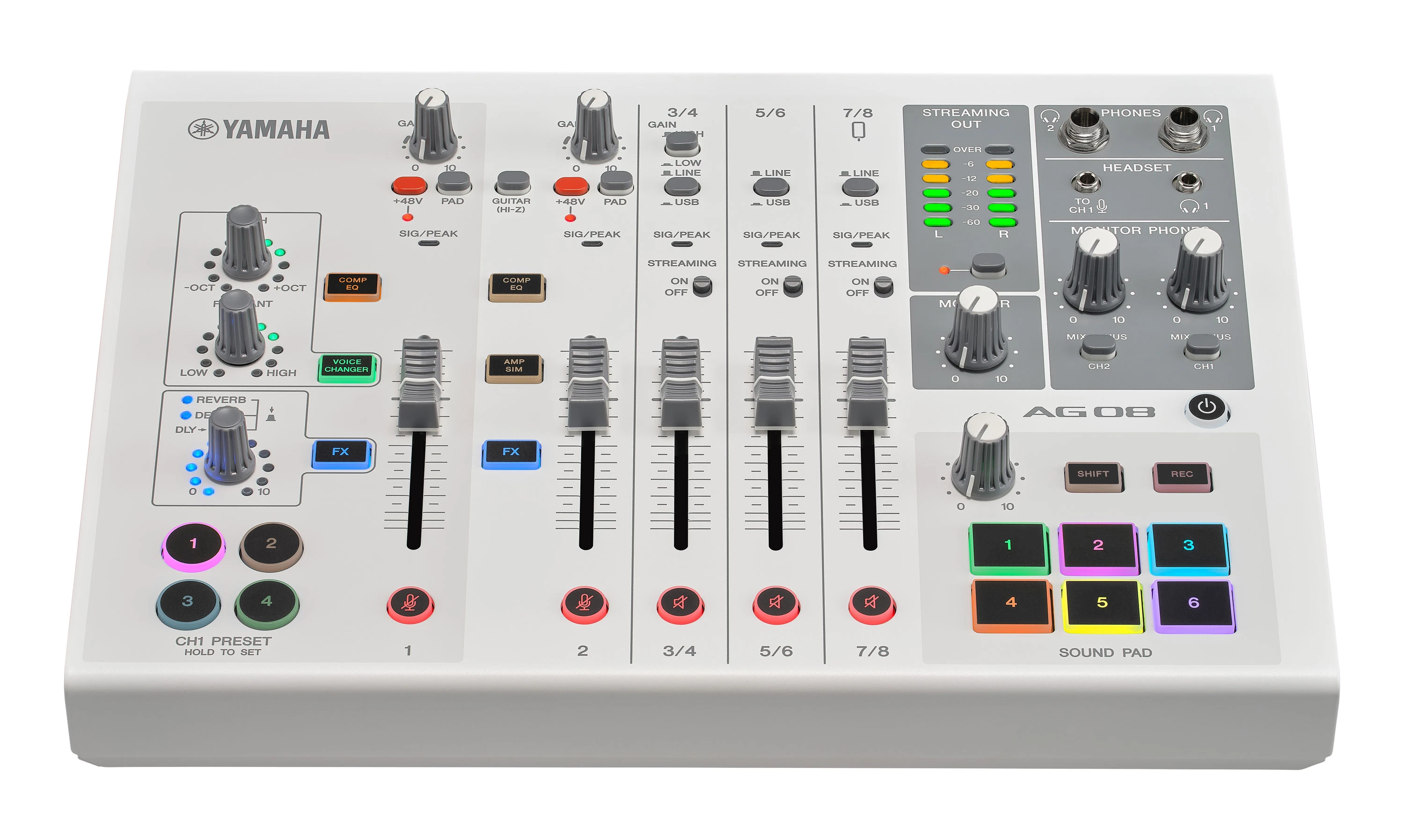 Yamaha AG-08 white