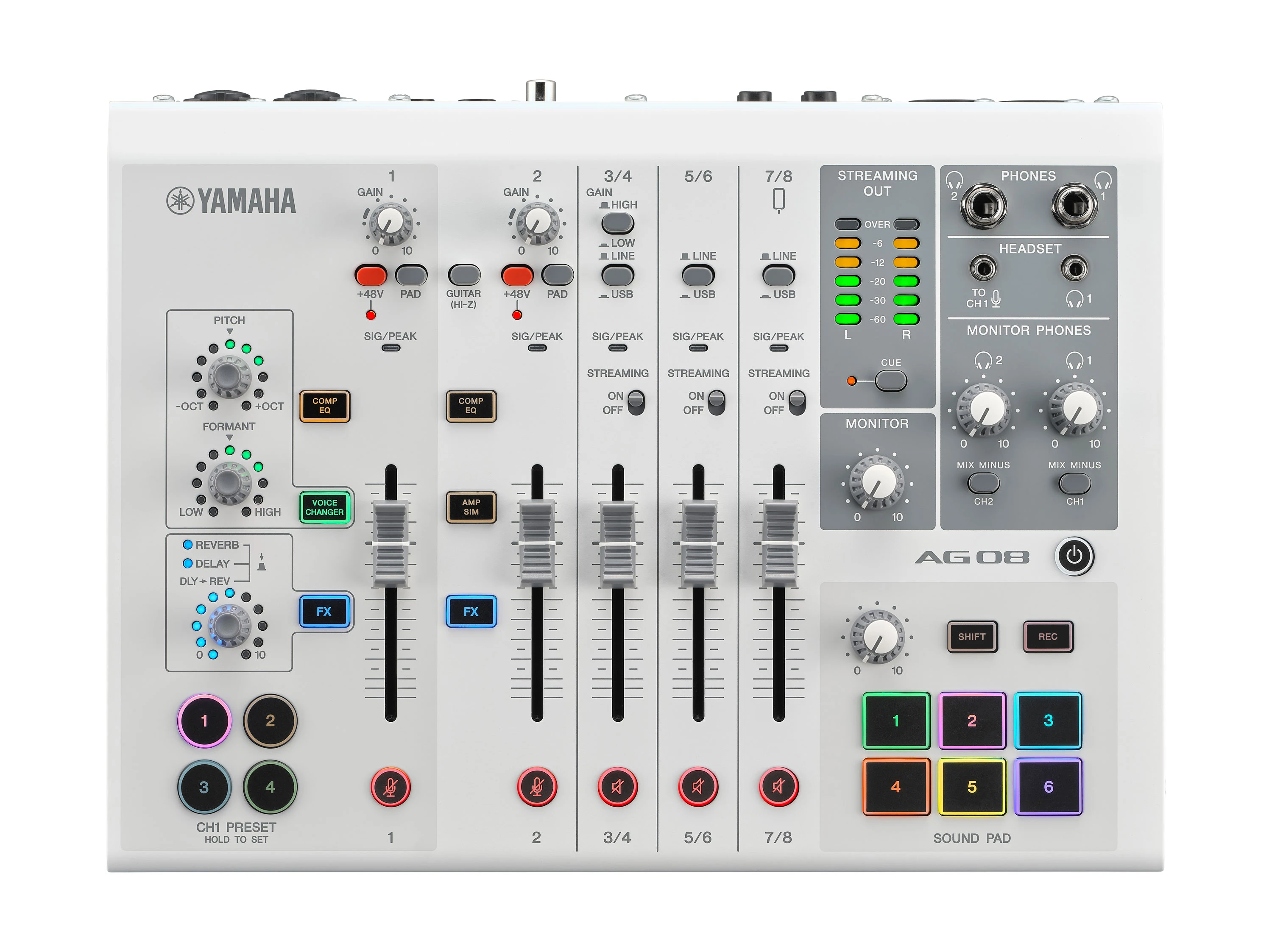 Yamaha AG-08 white