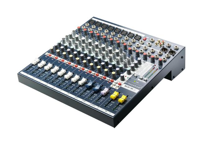 Soundcraft EFX-8 Mischpult 8-Mono, 2-Stereo, FX