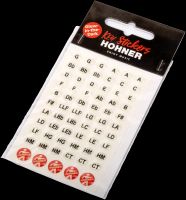 Hohner Aufkleber, Glow In The Dark, Mundharmonika, Tonarten