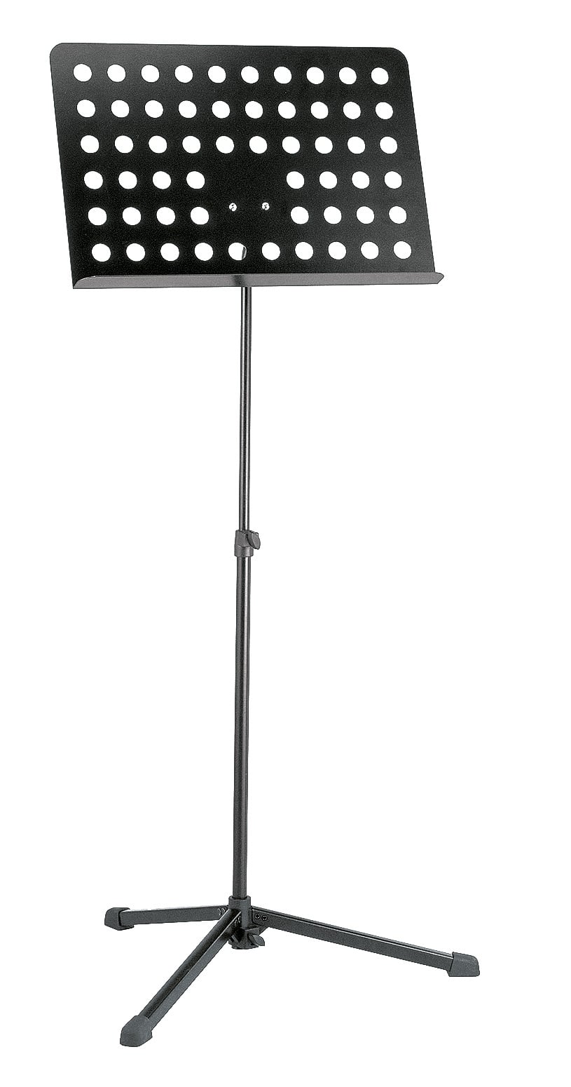 K&M 12179 Notenpult Metall schwarz Loch