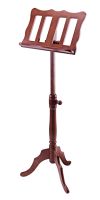 K&M 117/(11701) Notenpult Holz Lyra nussbaumfarbig