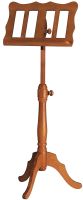 K&M 117/(11707) Notenpult Holz Lyra kirschbaumfarbig