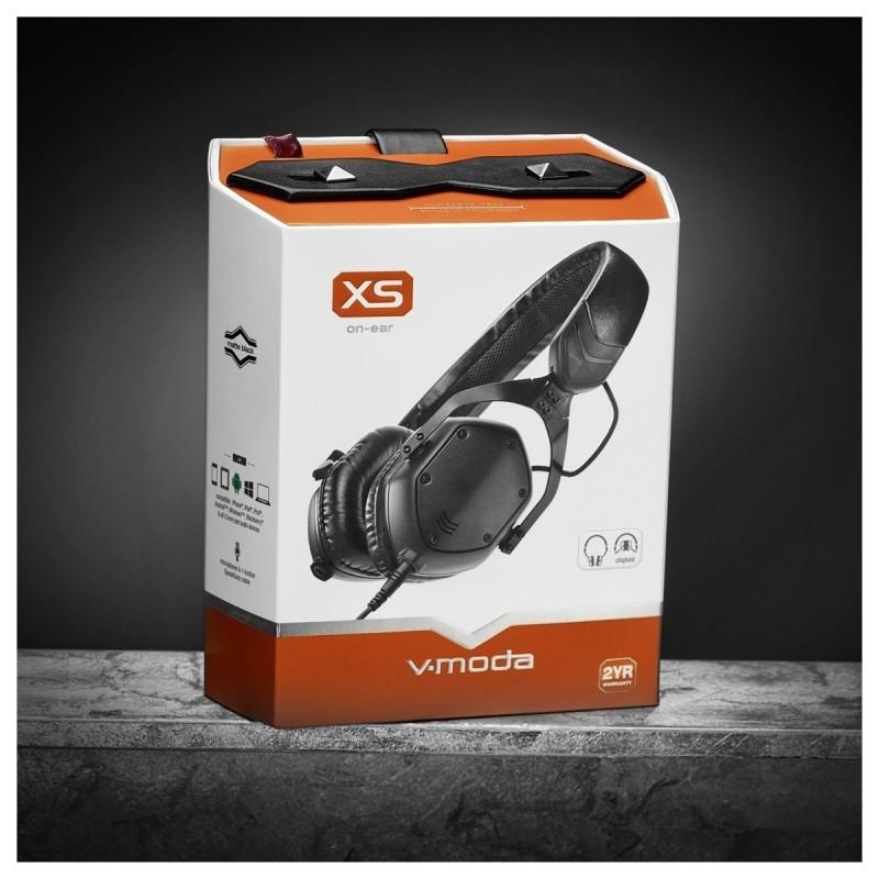 V-Moda XS On-Ear Matte Black Metal
