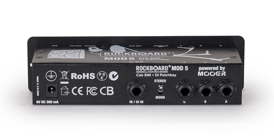 Rockboard MOD-5 Cab SIM + DI Patchbay
