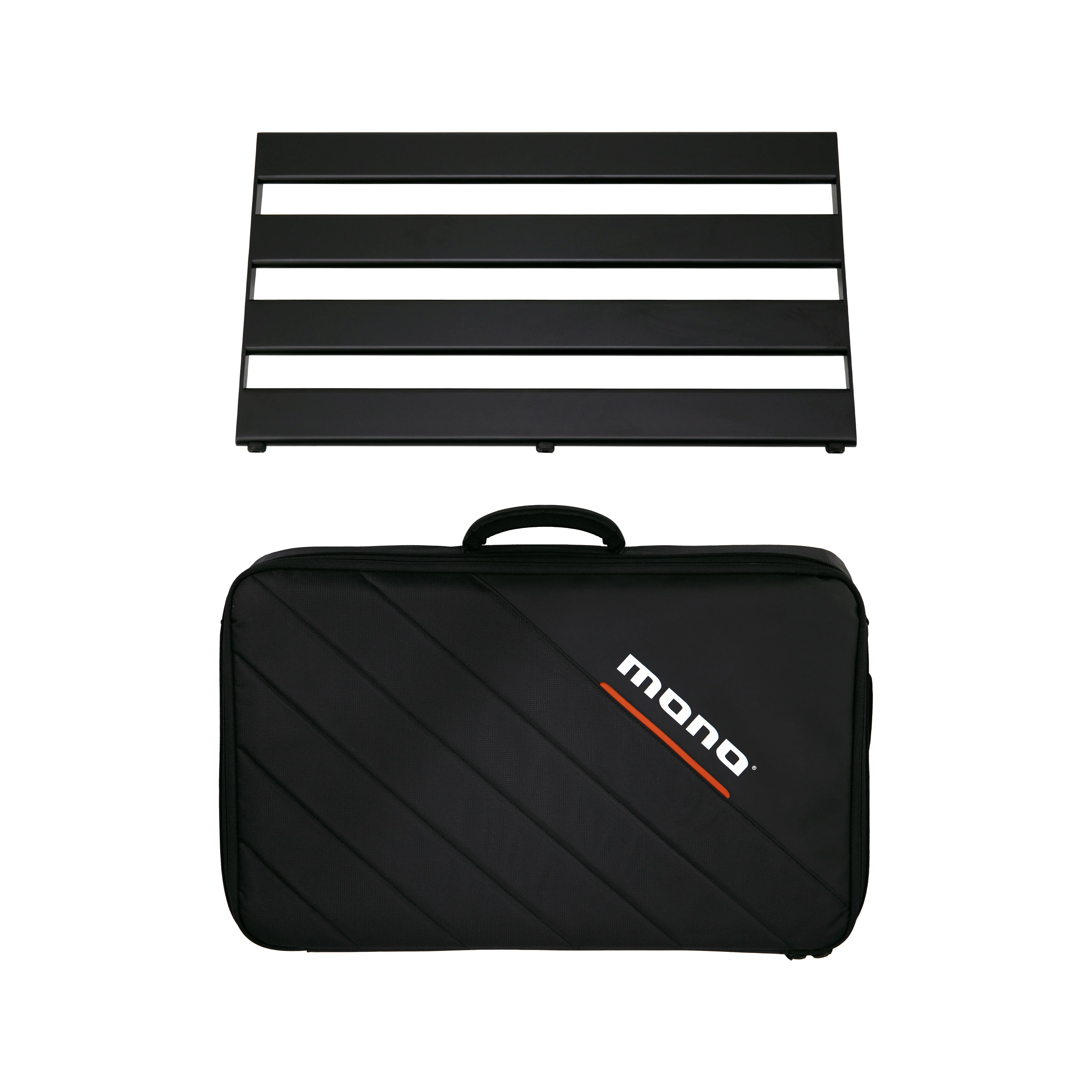 Mono Pedalboard Rail medium black + stealth club softcase