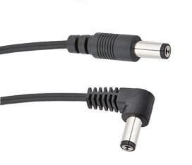 Voodoo Lab PPBAR-RS 2.1mm Straight and Right Angle Barrel Cable