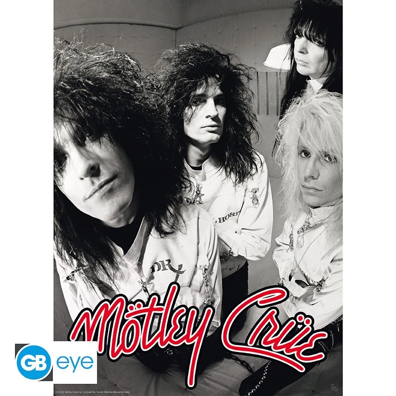 Mötley Crüe - Set 2 Chibi Posters - Neon and Straightjackets (52x38)