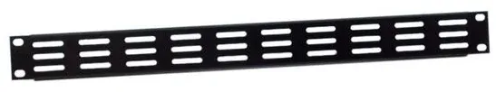 Rackblende 1HE mit Lüftungsschlitzen
