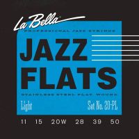 La Bella 20 PL Light Jazz Flats Stainless Steel