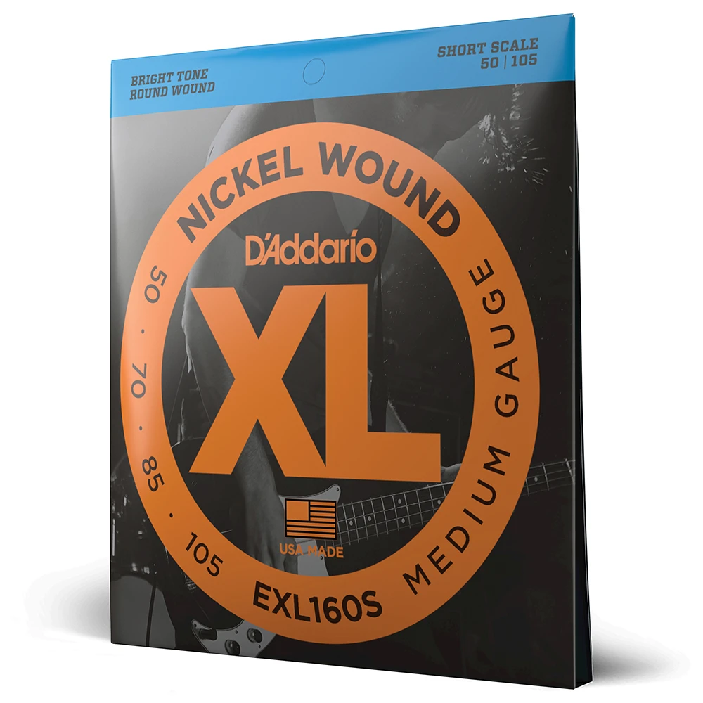 D´Addario EXL160S Short Scale 50-105 Bass-Set