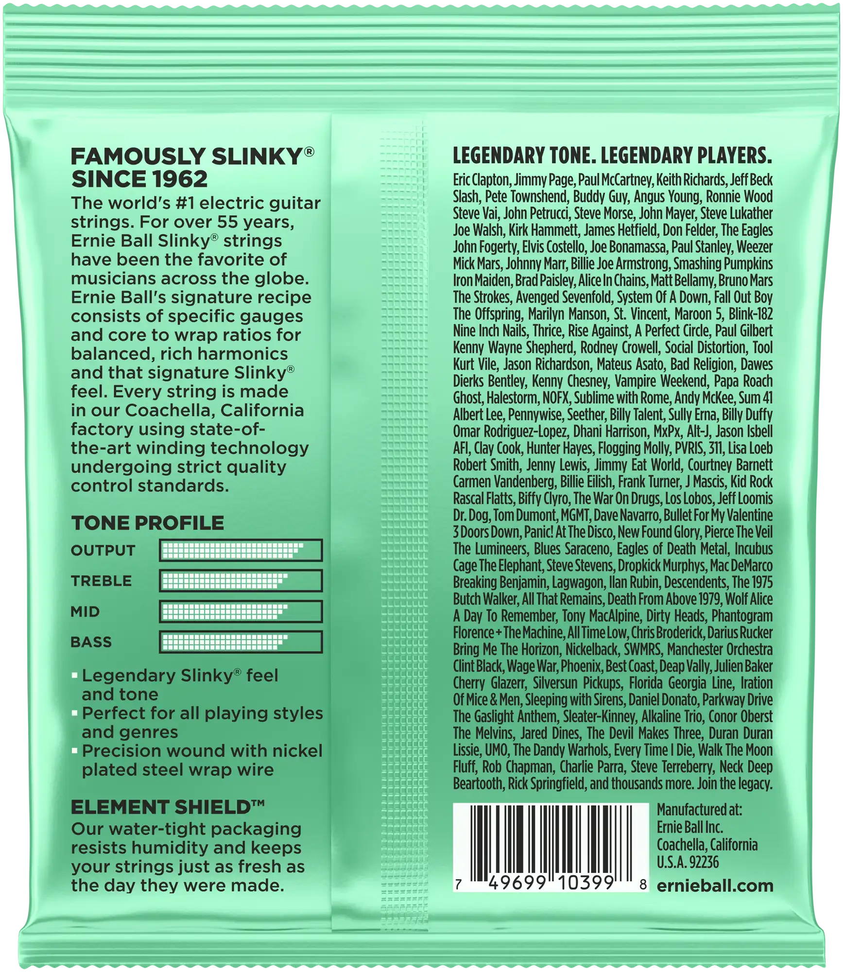 Ernie ball 2229 Hyper Slinky 008-042