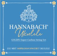 Hannabach 235MHT Uku-Saiten Sop/Con GOLDIN MEDIUM/HIGH TENSION