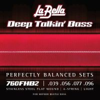 La Bella 760FHB2La Bella Deep Talkin´ Bass Höfner Beatles Bass Set