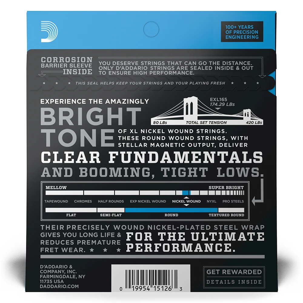 D´Addario EXL165 45-105 Bass