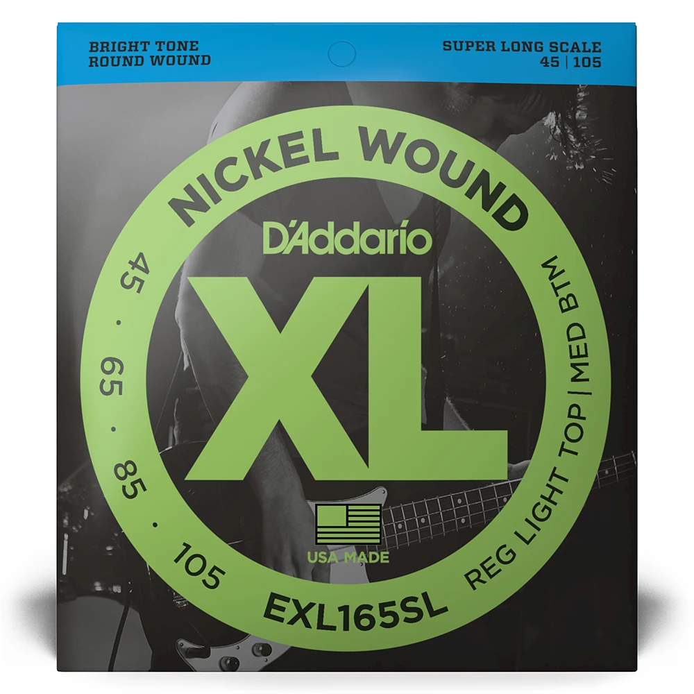 D´Addario EXL165SL 45-105 Bass Saiten Super Long Scale