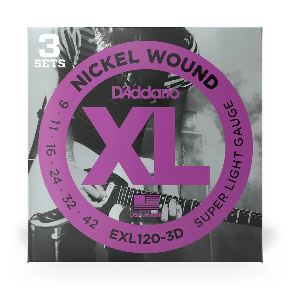 D´Addario EXL120 3D 9-42 3-Sätze Set