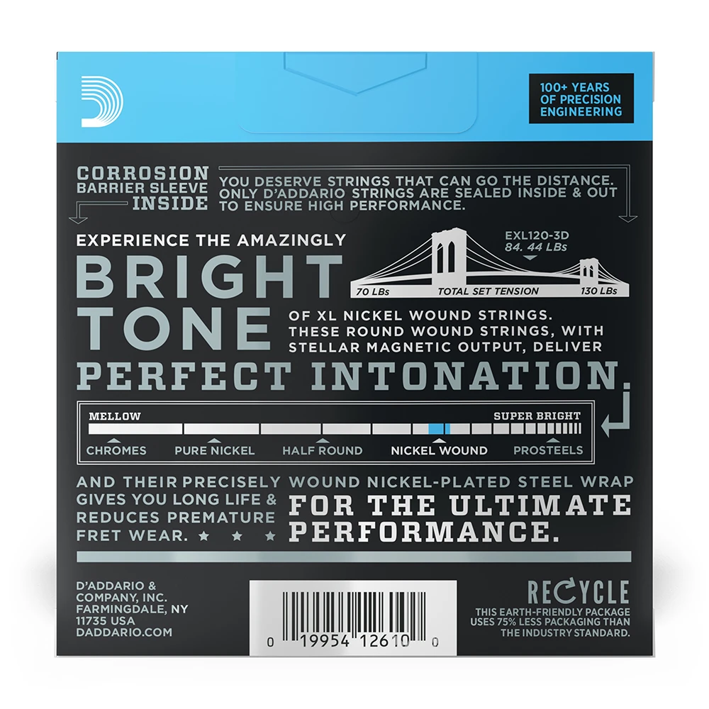 D´Addario EXL120 3D 9-42 3-Sätze Set