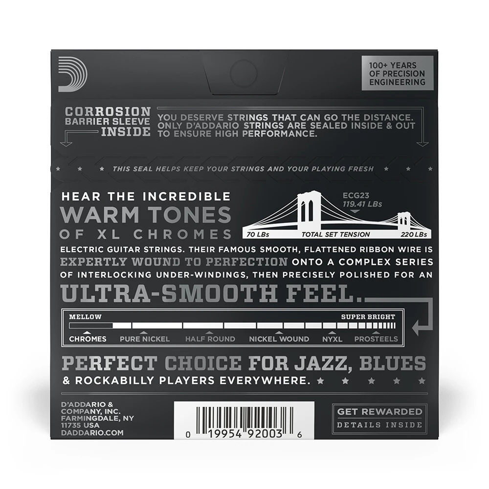 D´Addario ECG23 10-48 Chromes